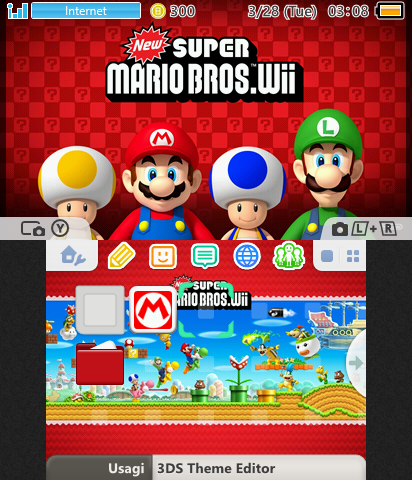 Super Mario Bros Wii - Mario Red