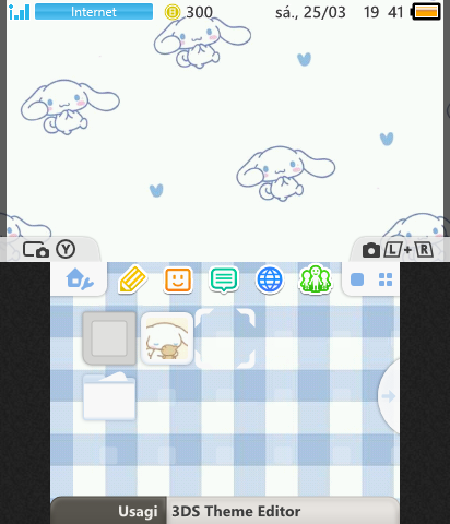 cute cinamoroll theme