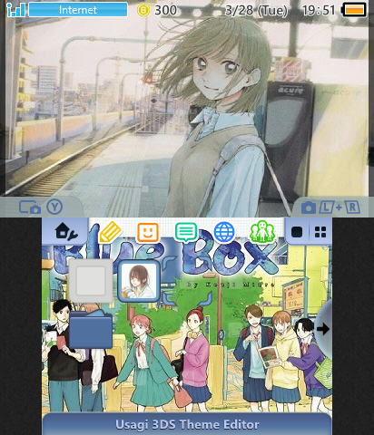 Chinatsu Blue Box Theme