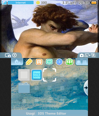 Fallen Angel + Sky | Blue