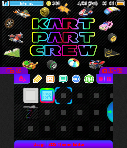 Kart Part Crew 3DS Theme