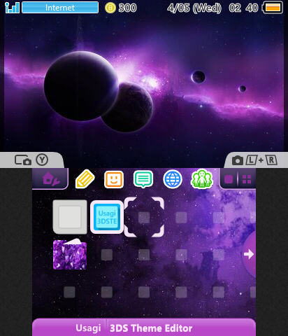 Purple Space Theme