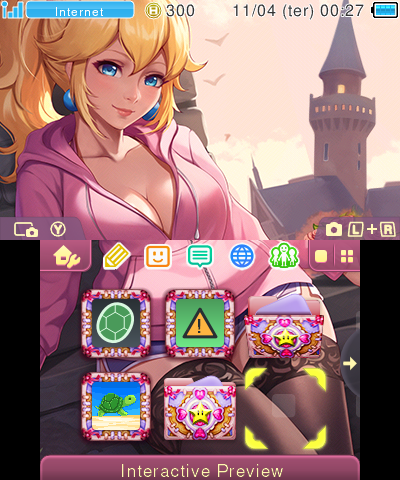 Peach's Birthday Cake