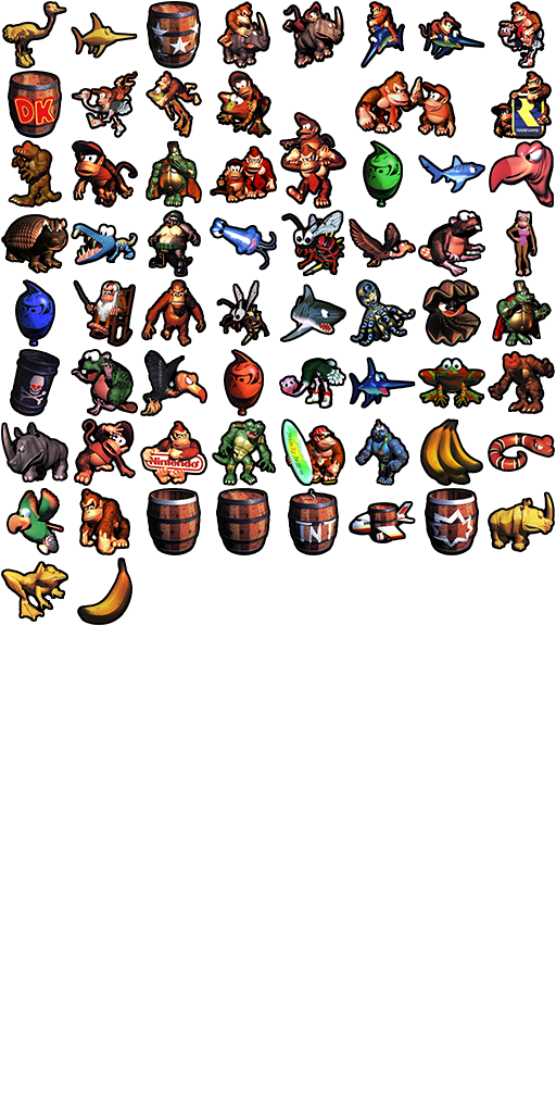 Donkey Kong Country Renders Theme Plaza
