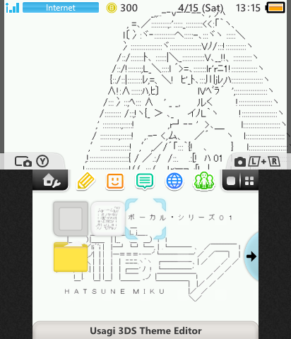 HATSUNE MIKU ASCII ART