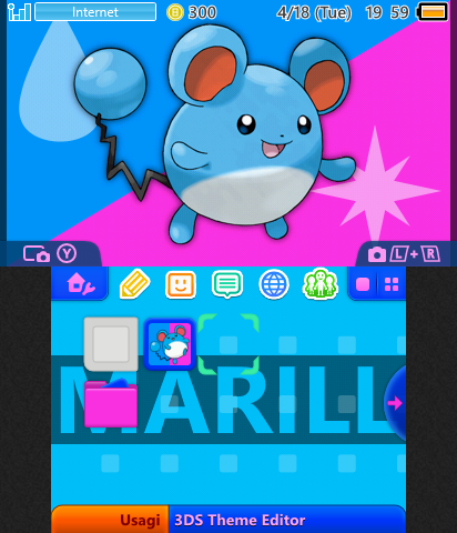 Cute Marill theme
