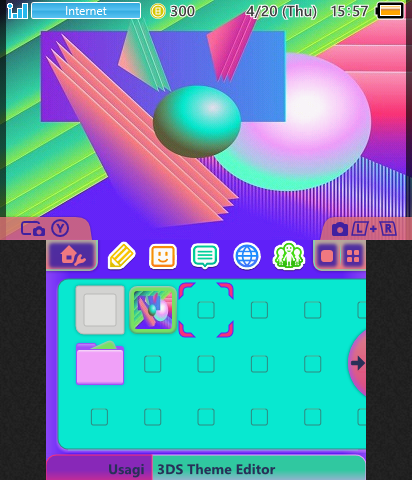 Neon Retro Geometric