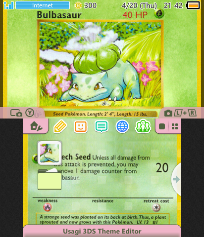 Bulbasaur - Pokemon Trading Card
