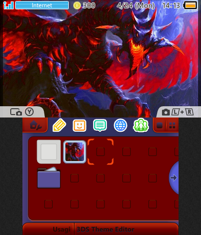 Red and Purple Dragon