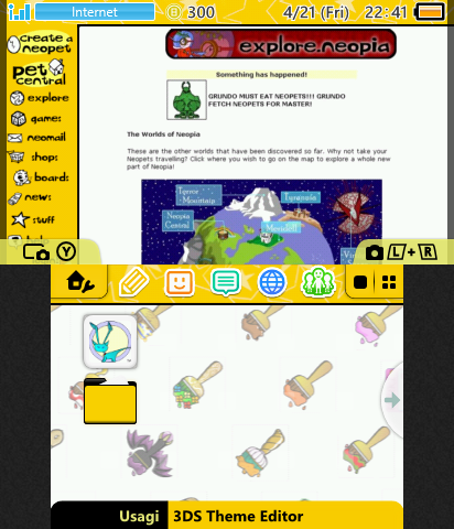 Retro Neopets - Scrolling
