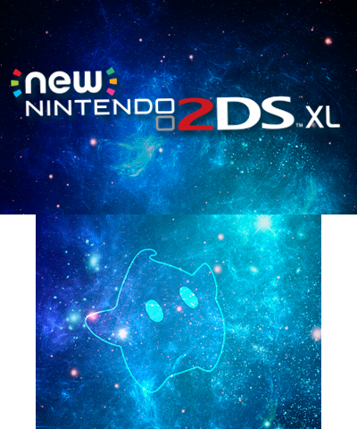 New 2DSXL Blue Space Splash