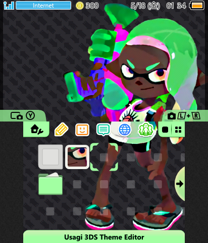 Splatoon theme: green