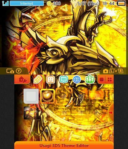 The Winged Dragon of Ra Theme