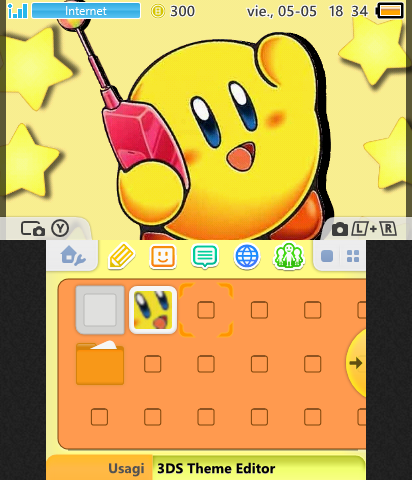 Yellow kirby theme