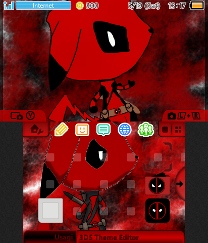 Deadchu (Pikachu + Deadpool)