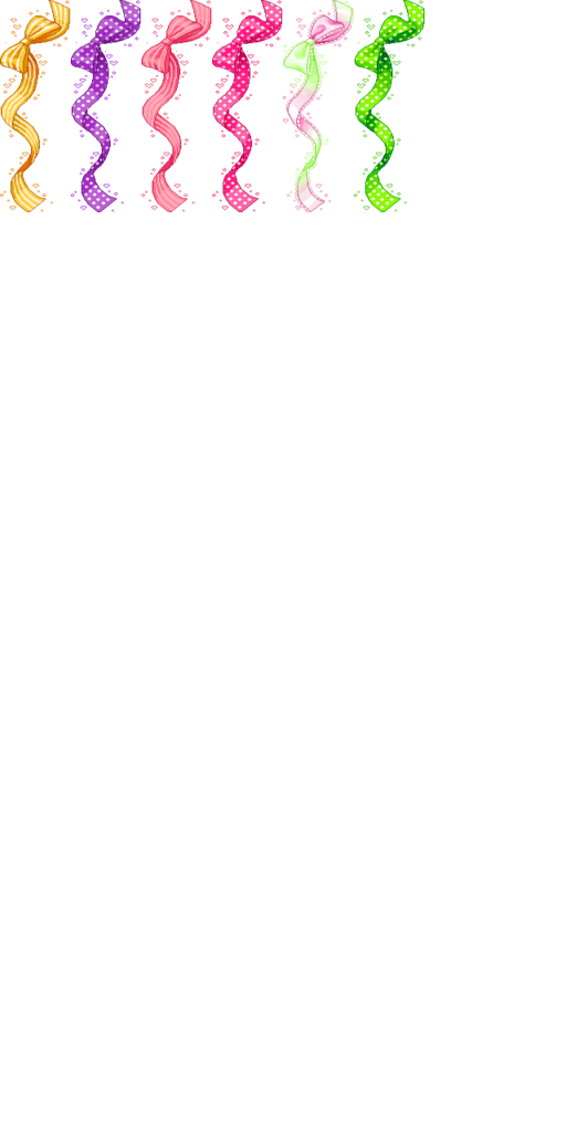 Cute pixel bow dividers 2