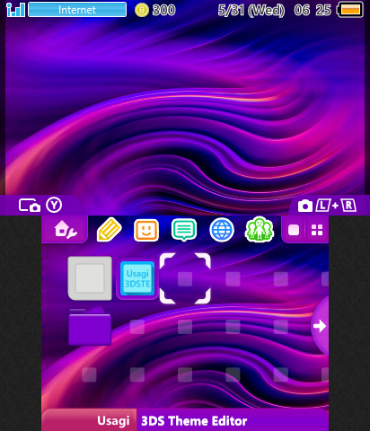 Purple Wave Pattern