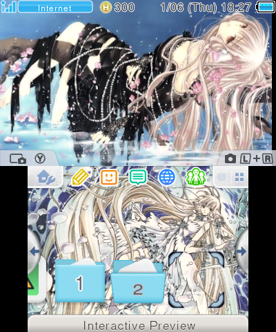 chii chobits water theme