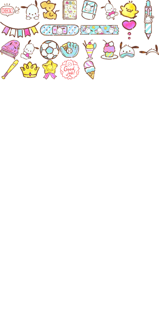 after school pochacco badges