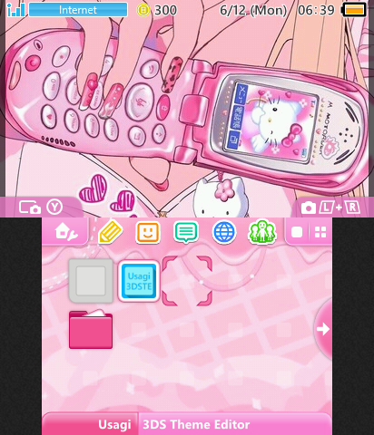 y2k hello kitty flip phone