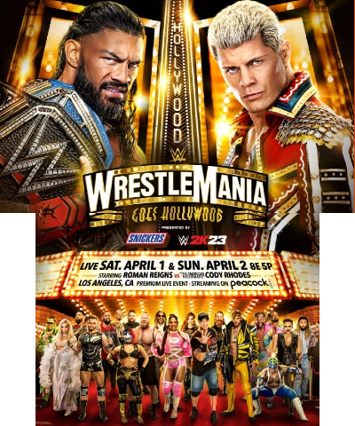 WWE Wrestlemania 39 Poster