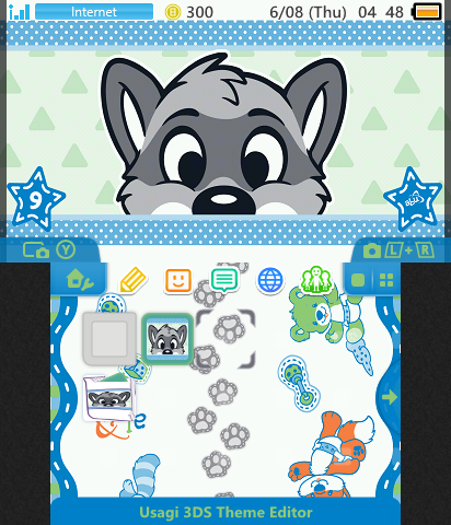 PeekABU Theme - Raccoon