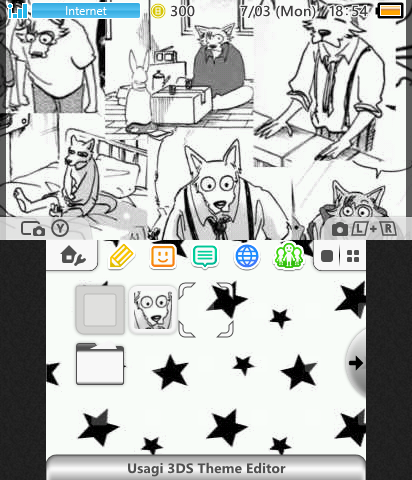 legoshi manga panels theme
