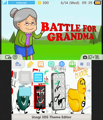Battle for a grandma theme