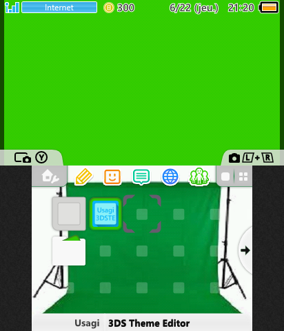 Thème simple en vert