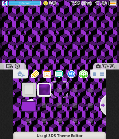 Purple Window Cubic
