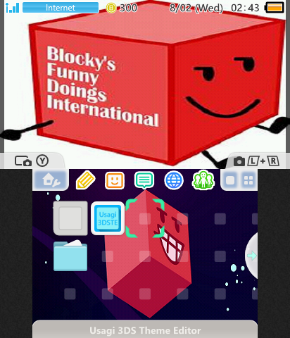 Blocky funny doings bfdi theme