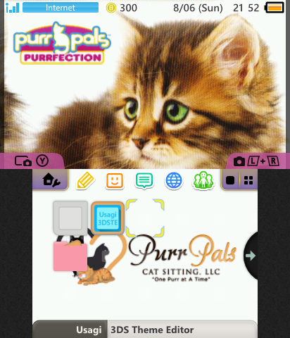 PurrPals 3ds theme