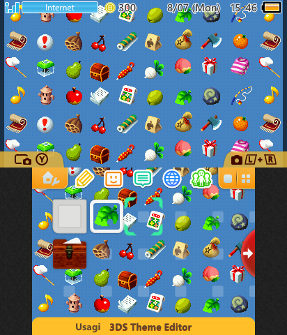 Animal Crossing - Pattern (Blue)