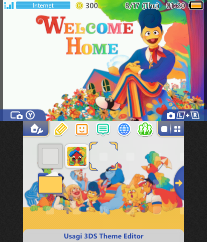 Welcome home theme