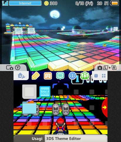 SNES Rainbow Road