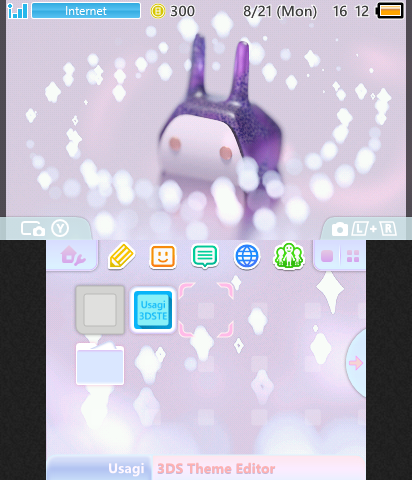 cute pastel bunny character