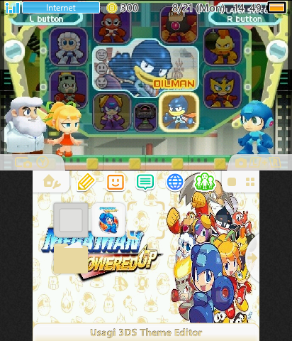 Mega Man Powered Up stage select