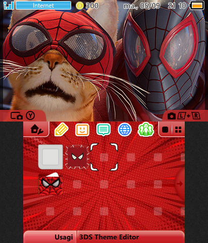 spiderman cat theme