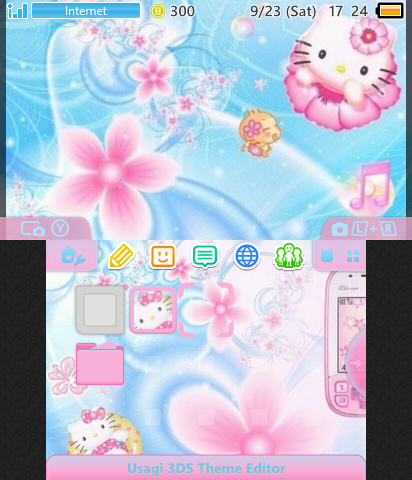 Tropical Hello Kitty Theme