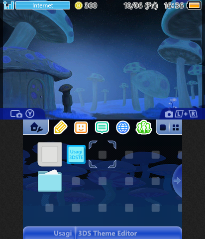 Terraria glowing mushroom theme