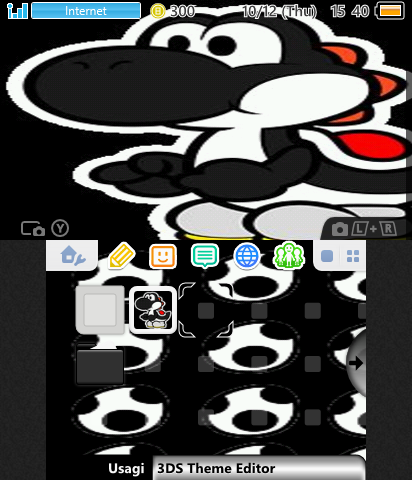 black yoshi theme!