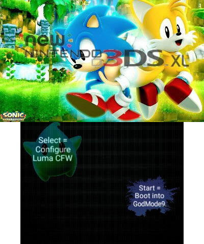 New 3DS XL Sonic Splash