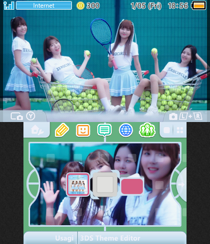 Girl's World Fly High theme