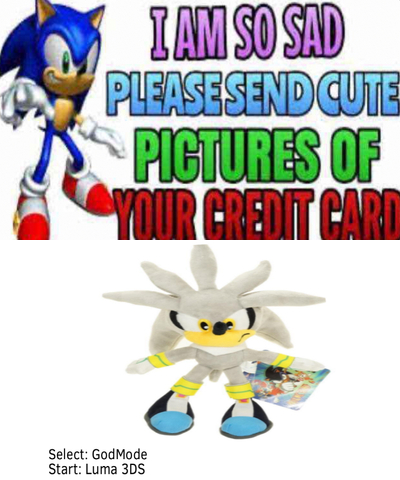 Sonic asks for your credit card
