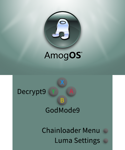 AmogOS Splash (My Payload Setup)