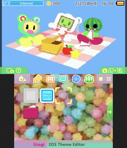 cute pastel pixel picnic