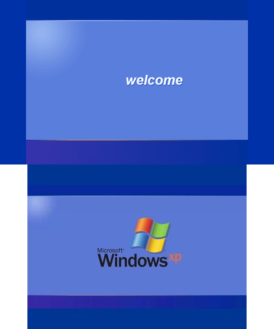 windows xp welcome splash