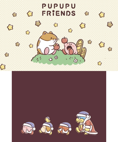 Kirby pupupu friends splash