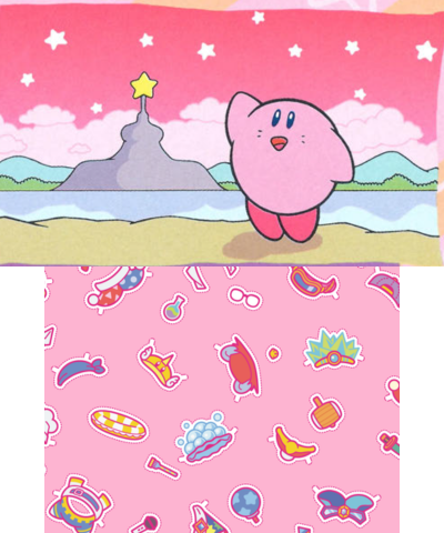 Kirby's adventure art splash