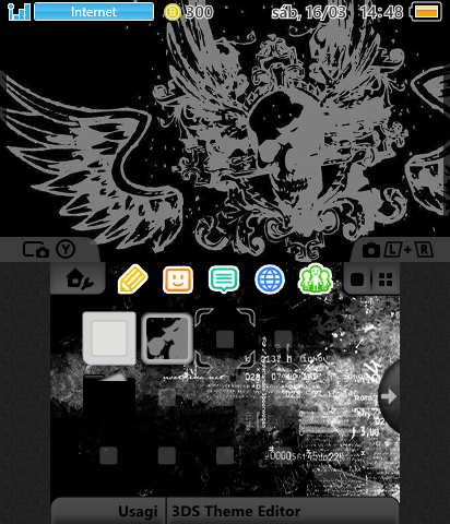 [Grunge] Winged Skull